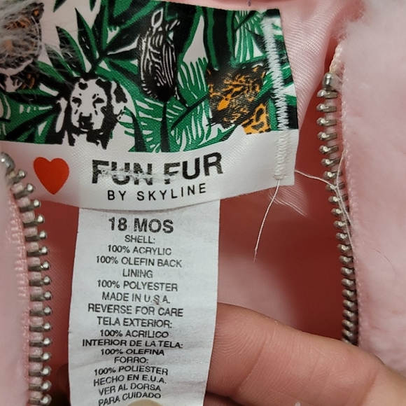 Fun fur by Skyline baby jacket - Picture 7 of 7
